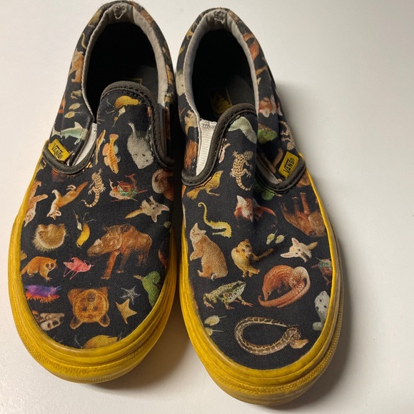 Slip-On VANS X National Geographic Photo Ark Joel Sartore WOMEN’S Shoes US 4.5 - Picture 2 of 4